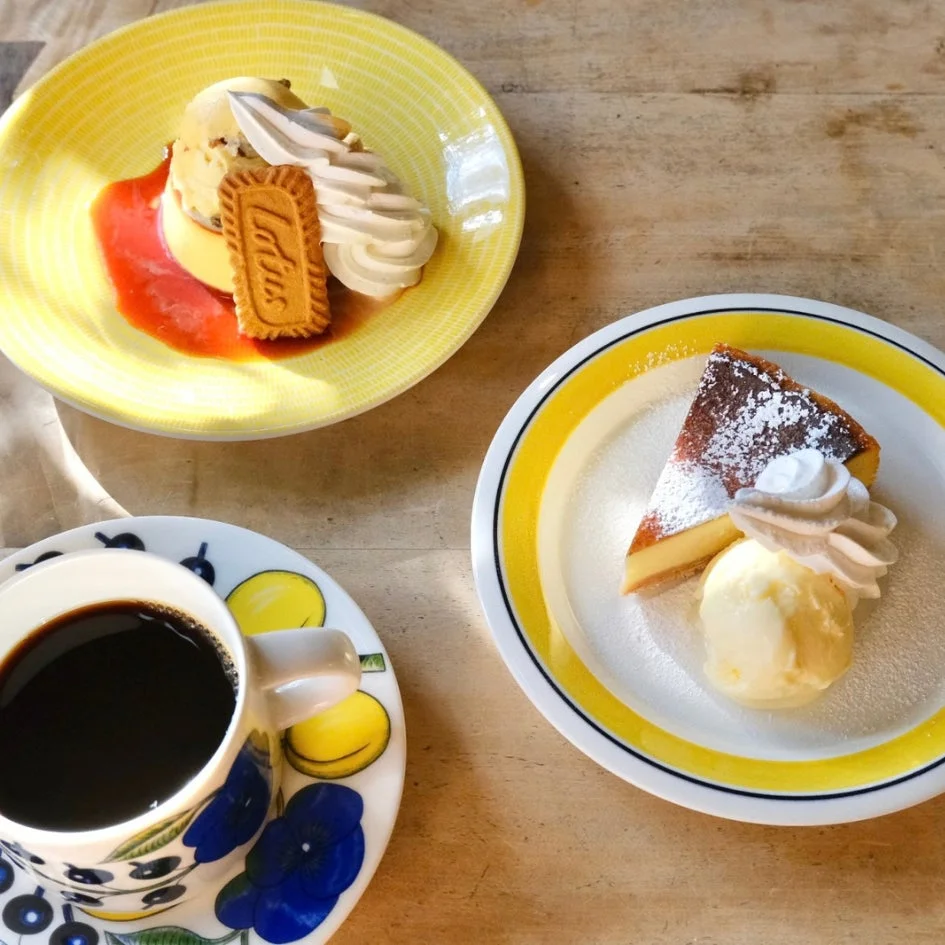 デザートとコーヒーのセット