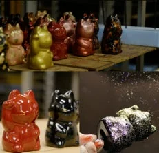 招き猫のフィギュア