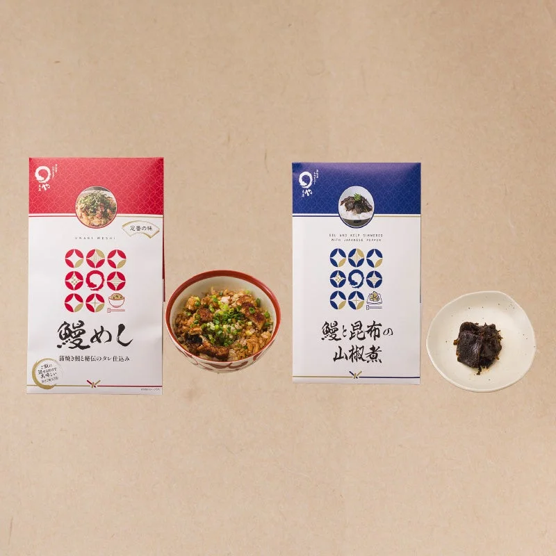 まるや本店 鰻めし・鰻と昆布の山椒煮セット