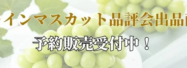 山形県産「シャインマスカット」品評会受賞商品がJAタウン「小さなYAMAGATAマルシェ」で数量限定予約販売開始！