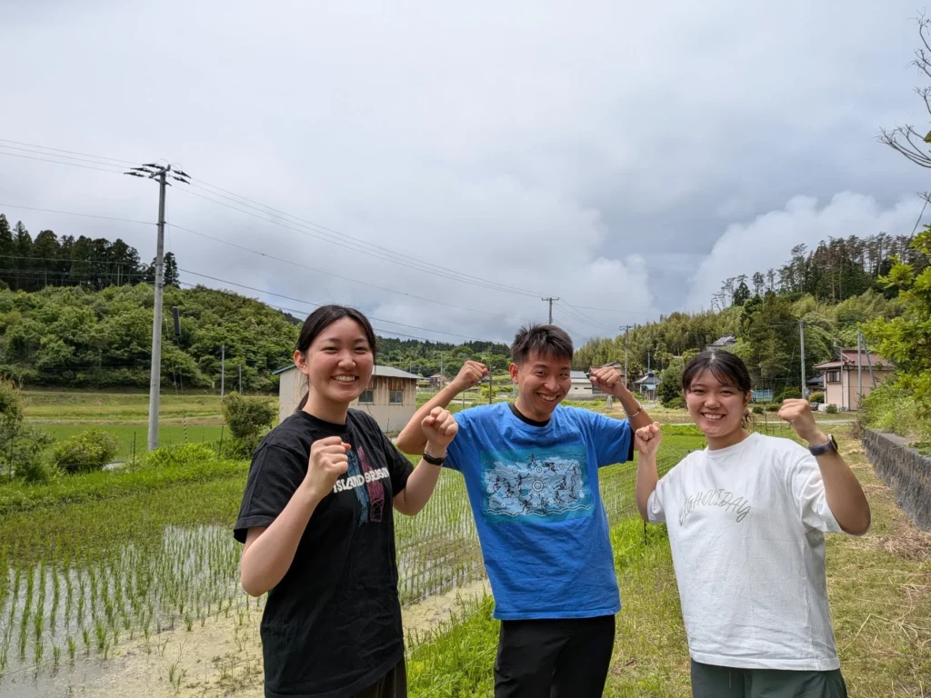 JICA海外協力隊派遣前研修「グローカルプログラム」で3名が岩手県陸前高田市に滞在、地域活動で実践知を積む