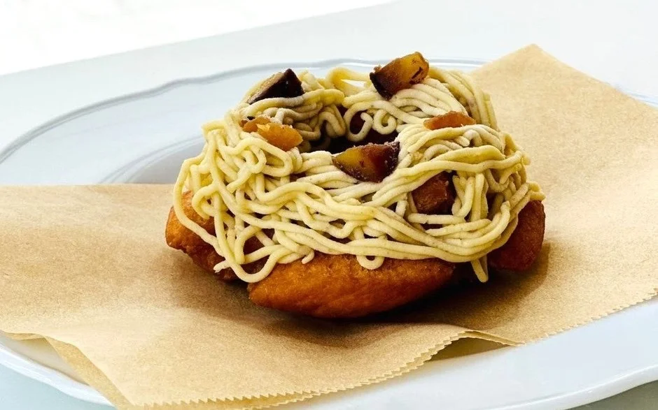 デザート,スイーツ,モンブラン,ドーナツ,栗,クリーム,洋菓子,秋の味覚,甘い,揚げ菓子